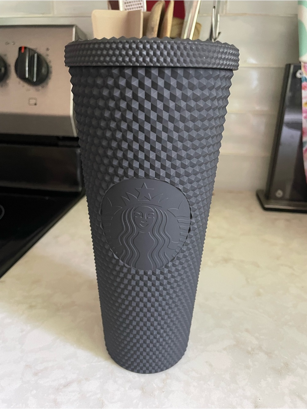 Starbucks Matte Charcoal Studded Tumbler - Gray